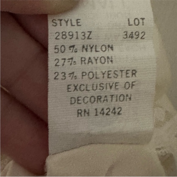 Vintage 70’s Christian Dior Satin Camisole Small Union Made - Picture 13 of 13